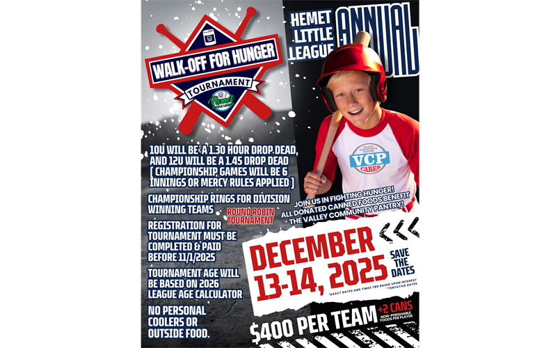 HLL Walk off for Hunger Tournament