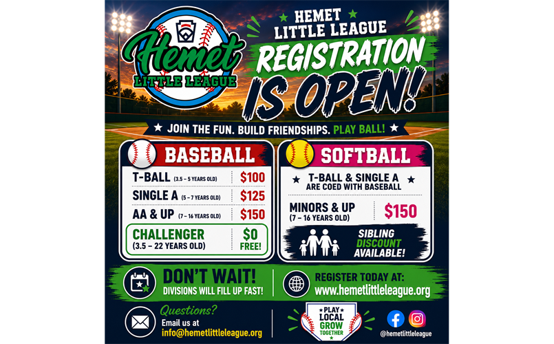 Fall Registration Opens