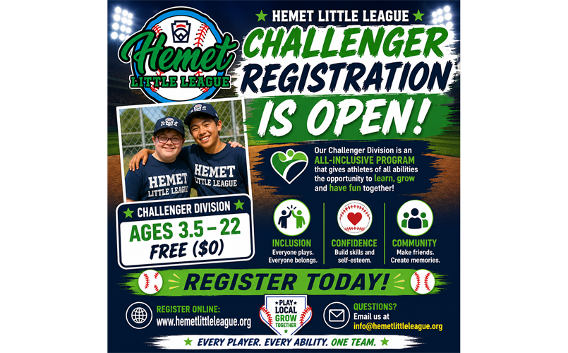 Fall Registration Open for Challenger Division